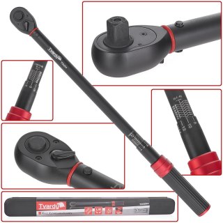 Klucz dynamometryczny 1/2" 50-330Nm TVARDY