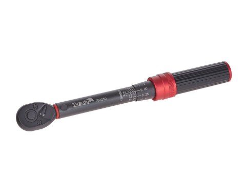 Klucz dynamometryczny 1/4" 5-25Nm TVARDY