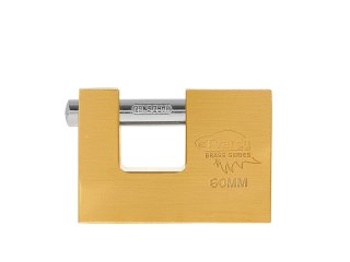 Kłódka mosiężna trzpieniowa wzmocniona 60mm BRASS-SERIES