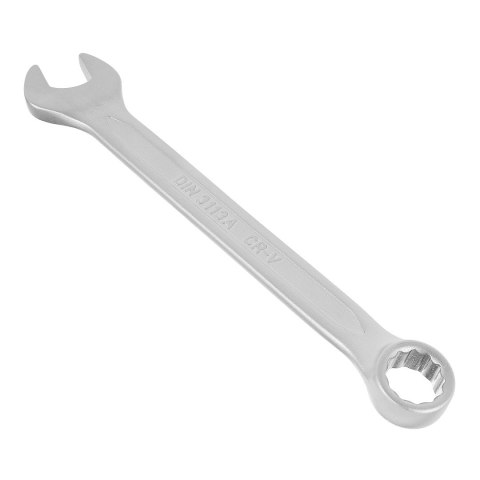 Klucz płasko-oczkowy satynowany 12mm CRV - CS DIN3113A
