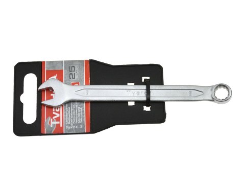 Klucz płasko-oczkowy satynowany 6mm CRV - CS DIN3113A