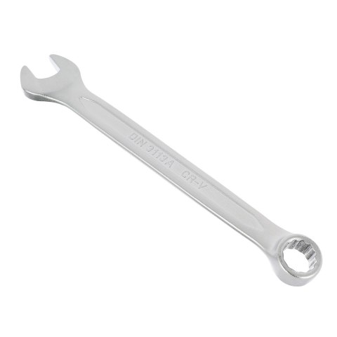 Klucz płasko-oczkowy satynowany 6mm CRV - CS DIN3113A