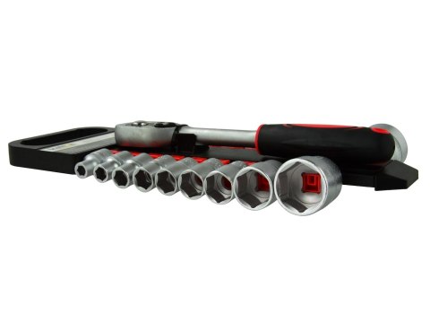 Klucze nasadowe z grzechotką 8-32mm 1/2"19el