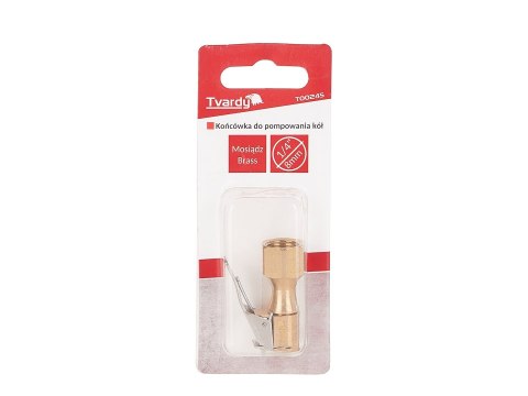 Końcówka do pompowania kół - mosiężna 8mm GW1/4"