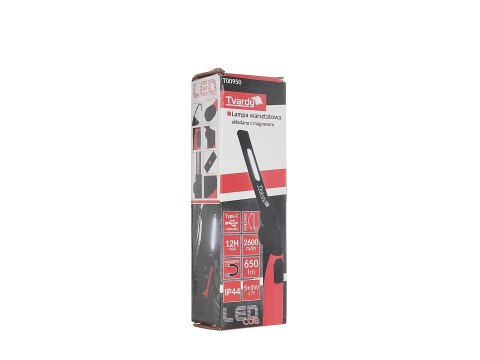 Lampa warsztatowa składana z magnesem LED COB 5W 3W 2600mAh 650lm IP44