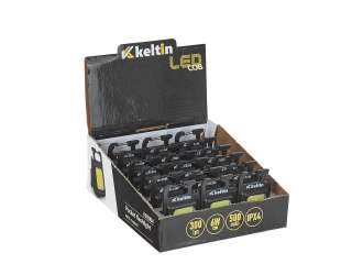 Latarka mini - kieszonkowa z magnesem LED COB 6W 500mAh 300lm IPX4 - kartonik wystawowy