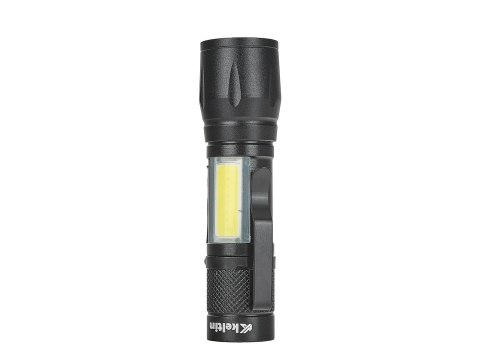 Latarka mini - taktyczna LED COB 10W 500mAh 500lm IPX5 - kartonik wystawowy