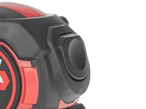 Miara zwijana nylon dwustronna z magnesem i autostopem 5m/25mm KLASA I - kartonik wystawowy