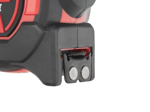 Miara zwijana nylon dwustronna z magnesem i autostopem 5m/25mm KLASA I - kartonik wystawowy
