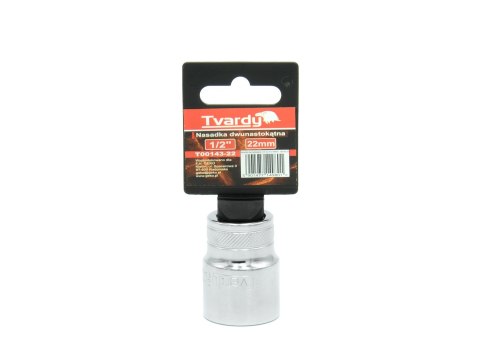 Nasadka dwunastokątna 1/2" 22 mm TVARDY