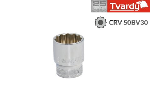 Nasadka dwunastokątna 1/2" 9 mm TVARDY