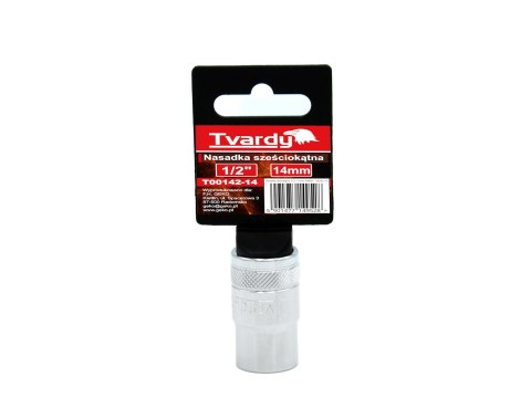Nasadka sześciokątna 1/2" 14 mm TVARDY