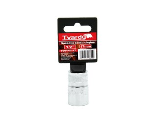 Nasadka sześciokątna 1/2" 17 mm TVARDY