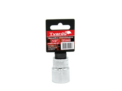 Nasadka sześciokątna 1/2" 21 mm TVARDY