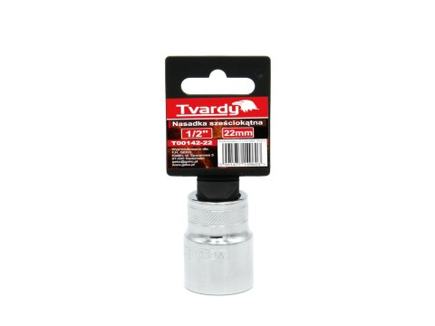 Nasadka sześciokątna 1/2" 22 mm TVARDY