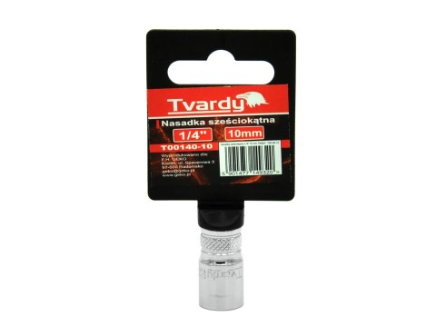 Nasadka sześciokątna 1/4" 10 mm TVARDY