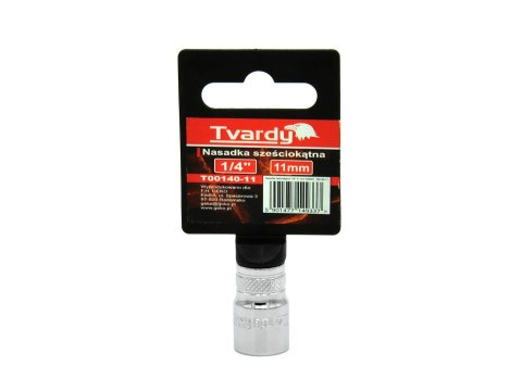 Nasadka sześciokątna 1/4" 11 mm TVARDY