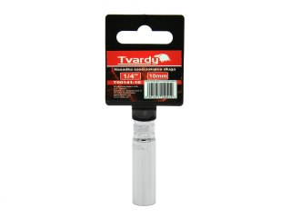 Nasadka sześciokątna długa 1/4" 10 mm TVARDY