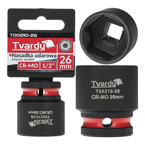 Nasadka udarowa 1/2" 6-kąt 26mm CR-MO