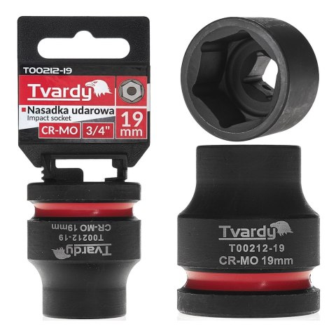 Nasadka udarowa 3/4" 6-kąt 19mm CR-MO