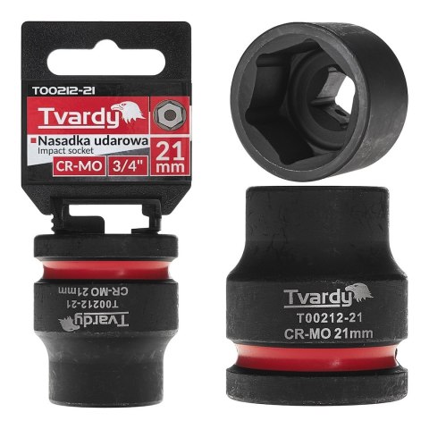 Nasadka udarowa 3/4" 6-kąt 21mm CR-MO