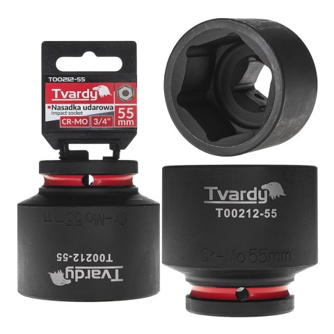 Nasadka udarowa 3/4" 6-kąt 55mm CR-MO