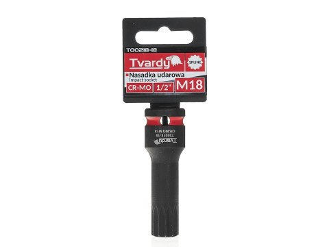 Nasadka udarowa SPLINE 1/2" M18 CR-MO