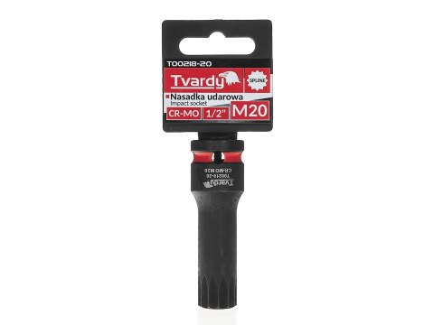 Nasadka udarowa SPLINE 1/2" M20 CR-MO