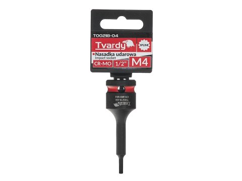 Nasadka udarowa SPLINE 1/2" M4 CR-MO