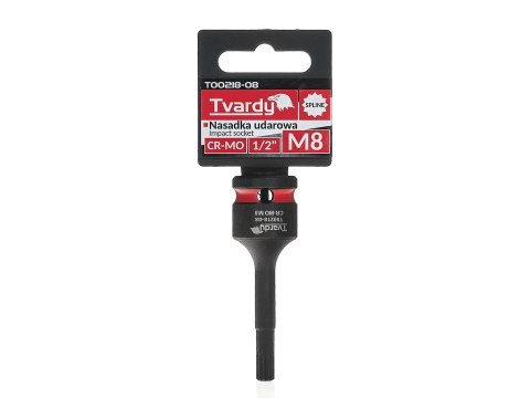 Nasadka udarowa SPLINE 1/2" M8 CR-MO