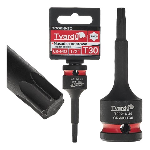 Nasadka udarowa TORX 1/2" T30 CR-MO