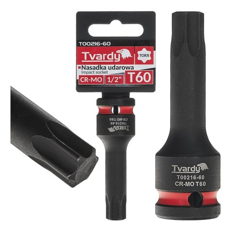 Nasadka udarowa TORX 1/2" T60 CR-MO