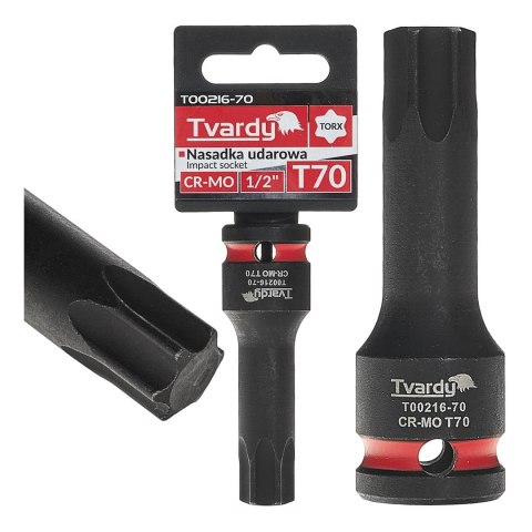 Nasadka udarowa TORX 1/2" T70 CR-MO
