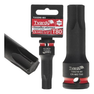 Nasadka udarowa TORX 1/2" T80 CR-MO