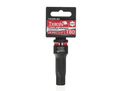 Nasadka udarowa TORX 1/2" T80 CR-MO