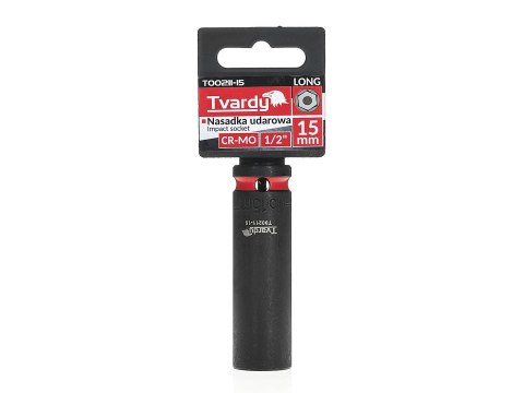 Nasadka udarowa długa 1/2" 6-kąt 15mm CR-MO