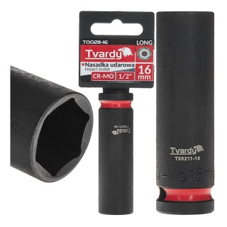Nasadka udarowa długa 1/2" 6-kąt 16mm CR-MO