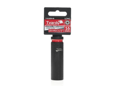 Nasadka udarowa długa 1/2" 6-kąt 16mm CR-MO