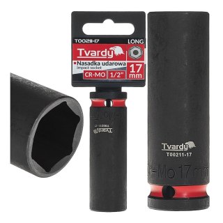 Nasadka udarowa długa 1/2" 6-kąt 17mm CR-MO