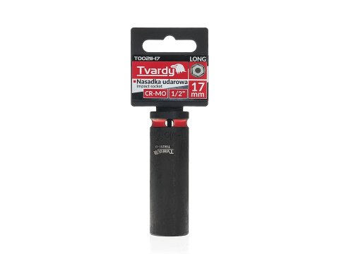 Nasadka udarowa długa 1/2" 6-kąt 17mm CR-MO