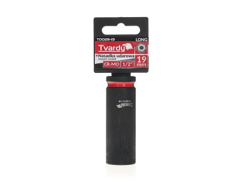Nasadka udarowa długa 1/2" 6-kąt 19mm CR-MO