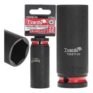Nasadka udarowa długa 1/2" 6-kąt 22mm CR-MO