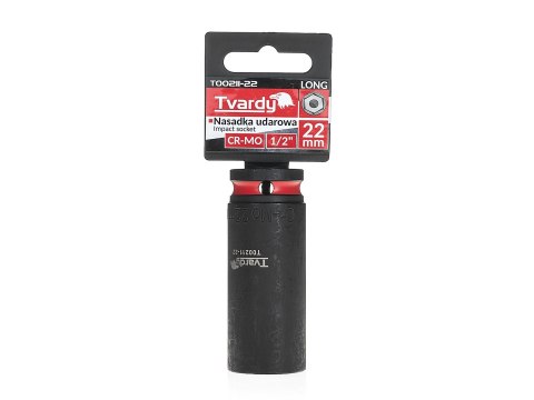 Nasadka udarowa długa 1/2" 6-kąt 22mm CR-MO
