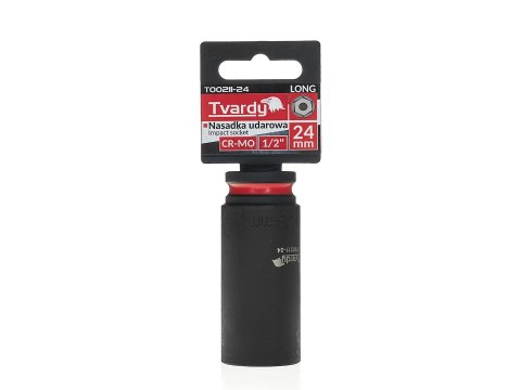 Nasadka udarowa długa 1/2" 6-kąt 24mm CR-MO