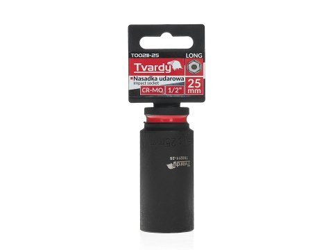 Nasadka udarowa długa 1/2" 6-kąt 25mm CR-MO