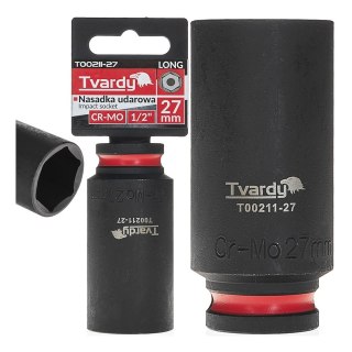 Nasadka udarowa długa 1/2" 6-kąt 27mm CR-MO