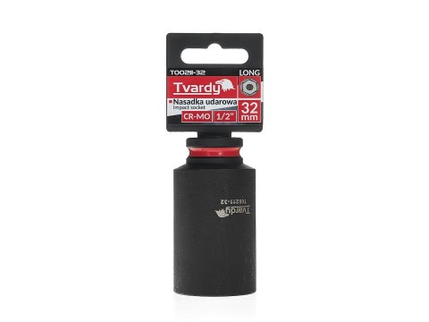 Nasadka udarowa długa 1/2" 6-kąt 32mm CR-MO