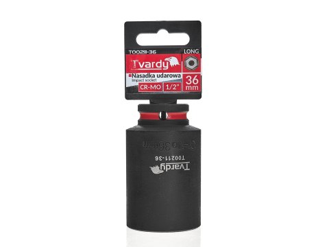 Nasadka udarowa długa 1/2" 6-kąt 36mm CR-MO