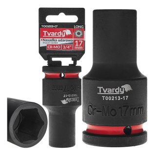 Nasadka udarowa długa 3/4" 6-kąt 17mm CR-MO