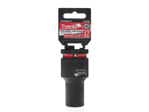 Nasadka udarowa długa 3/4" 6-kąt 17mm CR-MO